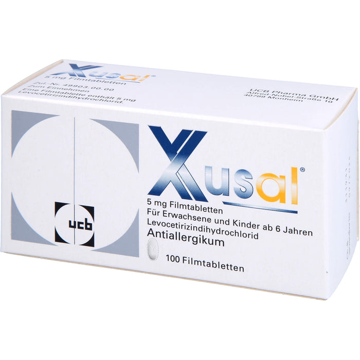 Xusal 5 mg Filmtabletten bei allergischer Rhinitis, 100 St. Tabletten