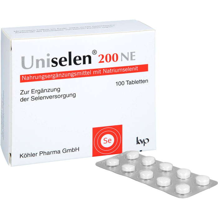 Köhler Pharma Uniselen 200 NE Tabletten, 100 St. Tabletten