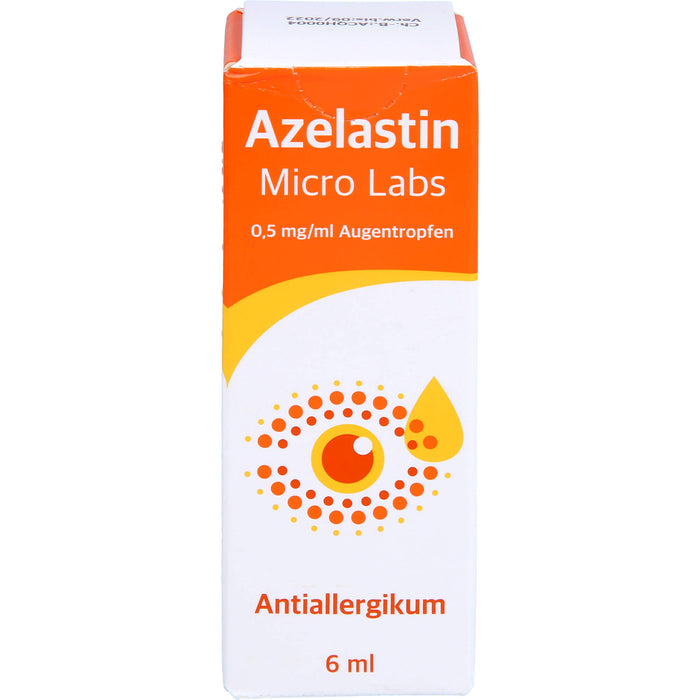 Azelastin Micro Labs Augentropfen Antiallergikum, 6 ml Lösung