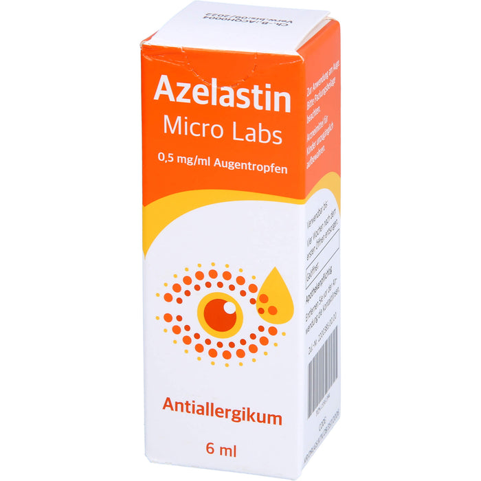 Azelastin Micro Labs Augentropfen Antiallergikum, 6 ml Lösung