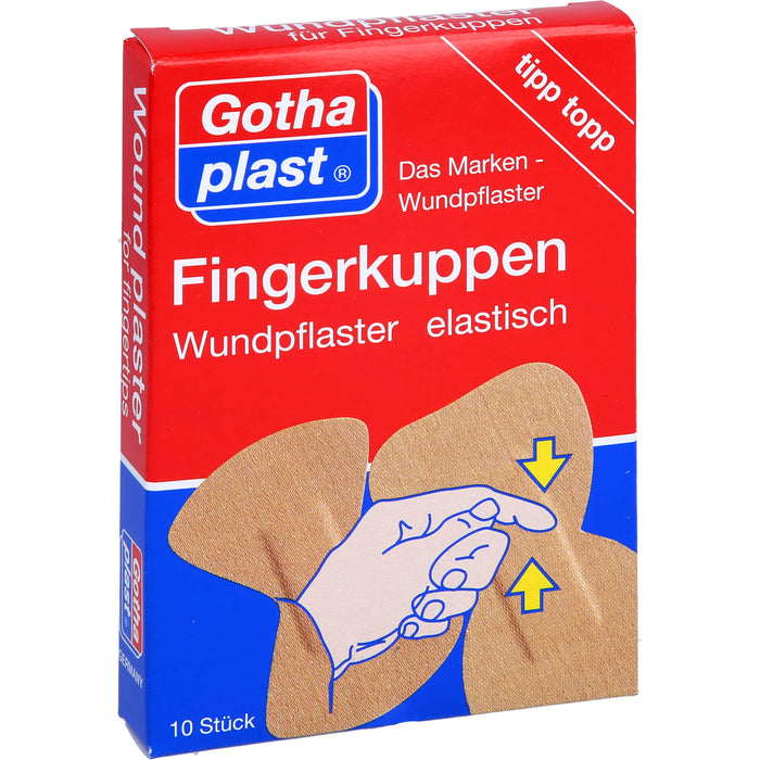 Gothaplast Fingerkuppenwundpflaster elastisch 2Gr., 10 St. Pflaster