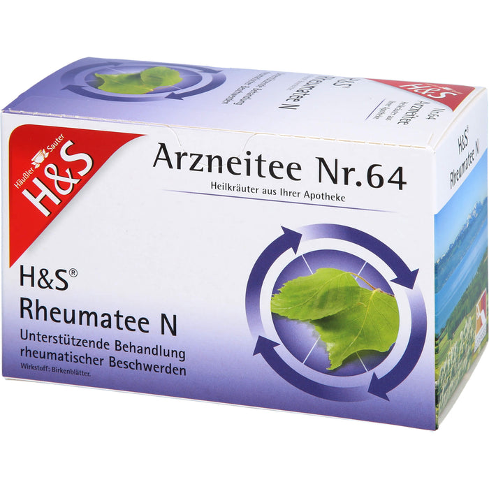 H&S Rheumatee N zur unterstützenden Behandlung rheumatischer Beschwerden, 20 St. Filterbeutel