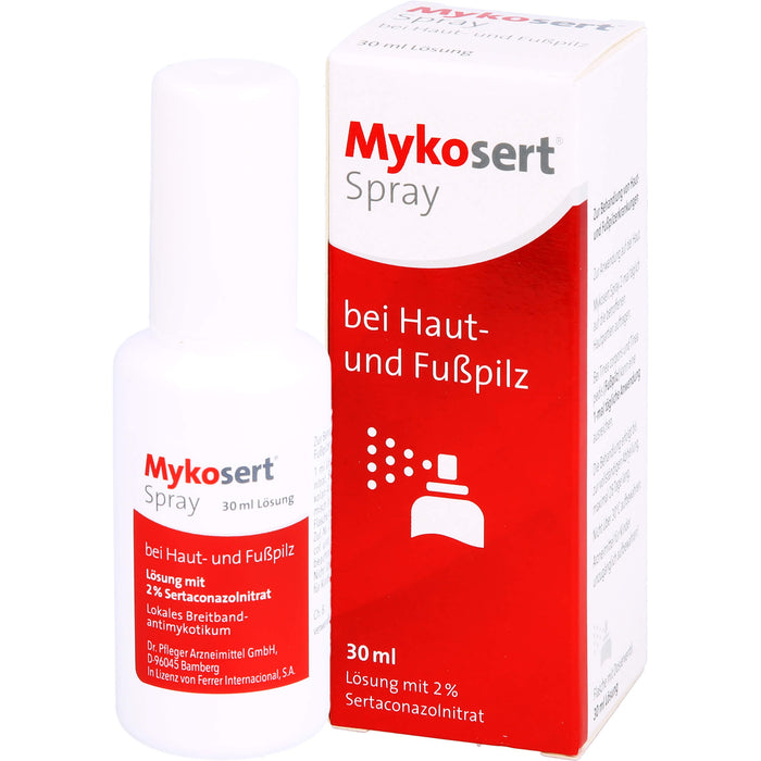Mykosert Spray bei Haut- und Fußpilz, 30 ml Lösung