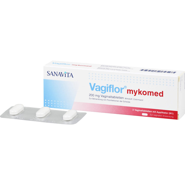 Vagiflor mykomed 200 mg Vaginaltabletten, 3 St VTA