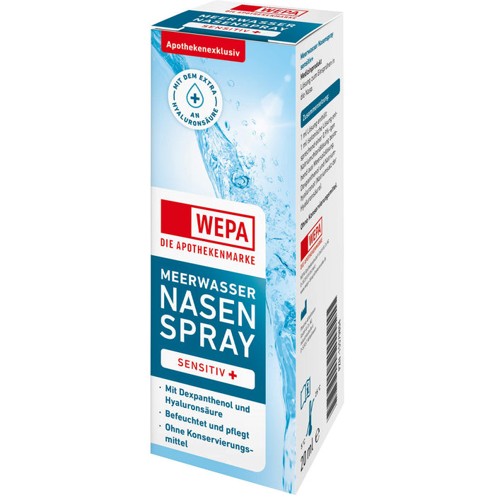 WEPA Meerwasser Nasenspray sensitiv+, 20 ml Lösung