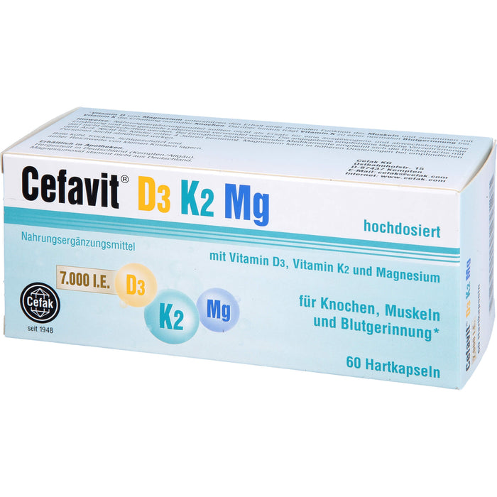 Cefavit D3 K2 Mg 7,000 I.E., 60 St HKP