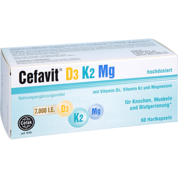 Cefavit D3 K2 Mg 7,000 I.E., 60 St HKP