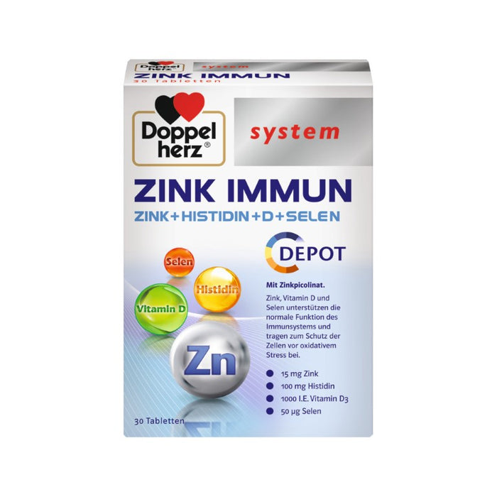 Doppelherz Zink Immun Depot system, 30 St TAB