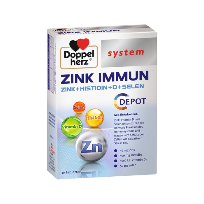 Doppelherz Zink Immun Depot system, 30 St TAB