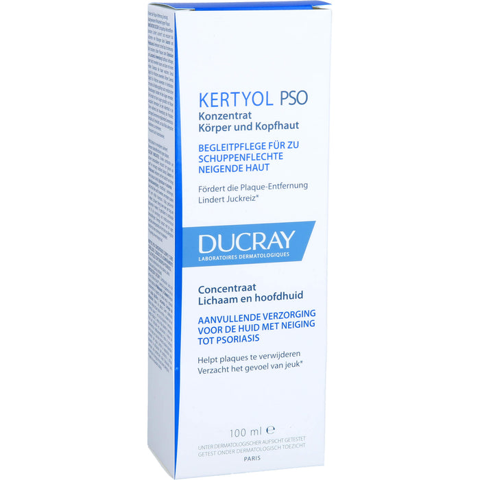DUCRAY Kertyol P.S.O. Konzentrat Körper und Kopfhaut, 100 ml Lösung