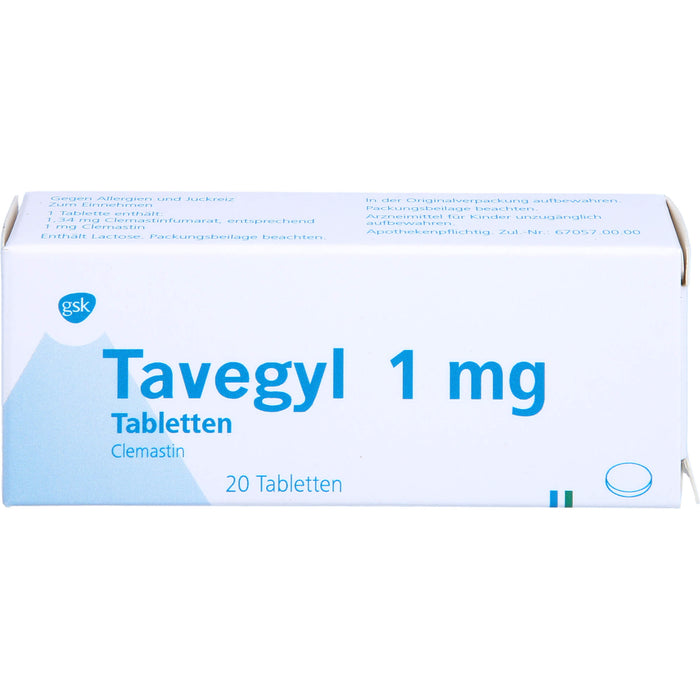 Tavegyl 1mg Tabletten, 20 St TAB
