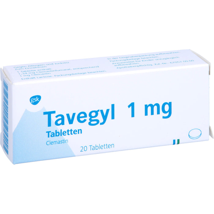 Tavegyl 1mg Tabletten, 20 St TAB
