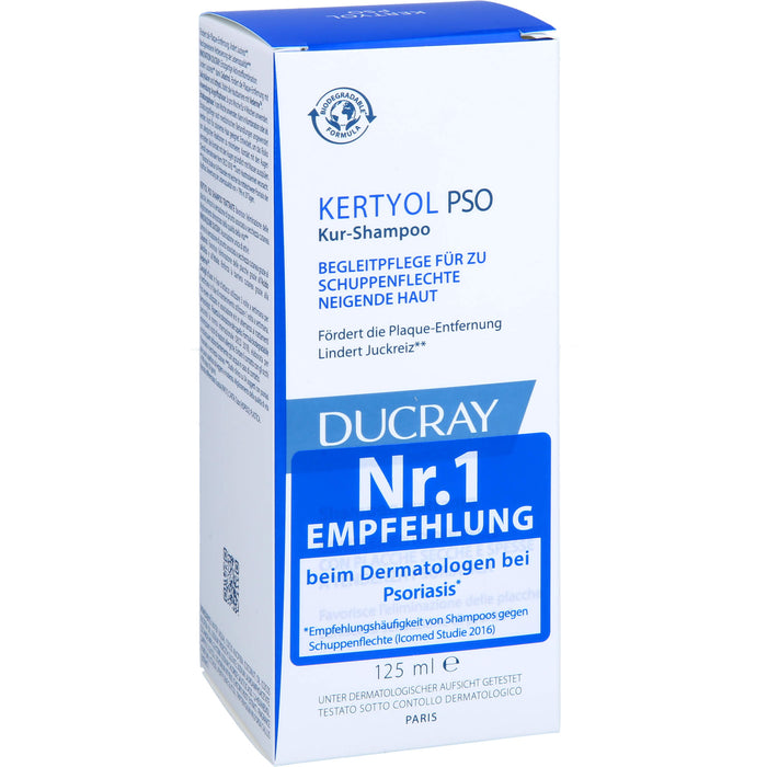DUCRAY Kertyol P.S.O. ausgleichendes Kur-Shampoo, 125 ml Shampoo