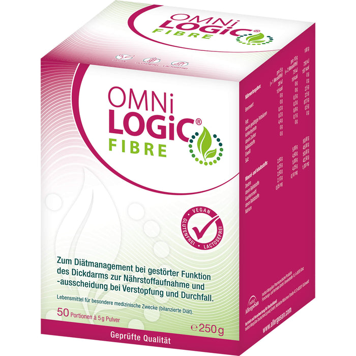 OMNi-LOGiC Fibre Pulver bei Verstopfung und bei Durchfall, 250 g Pulver