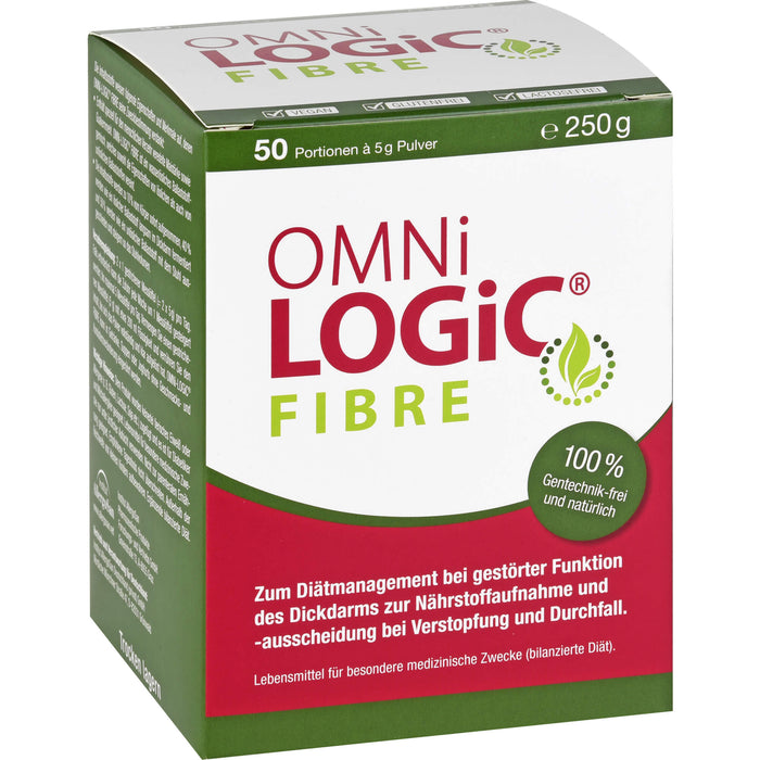 OMNi-LOGiC Fibre Pulver bei Verstopfung und bei Durchfall, 250 g Pulver