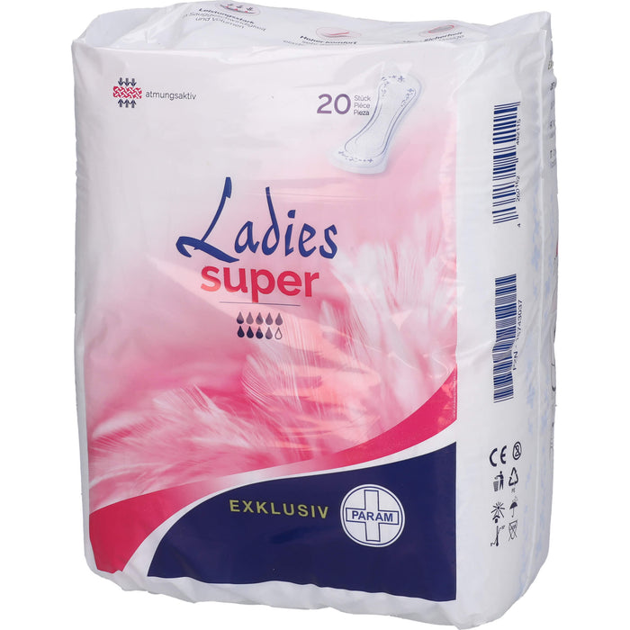 PARAM Ladies Super Inkontinenzeinlagen, 20 St. Einlagen