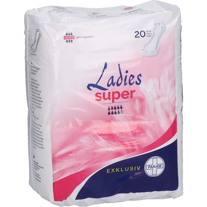 PARAM Ladies Super Inkontinenzeinlagen, 20 St. Einlagen