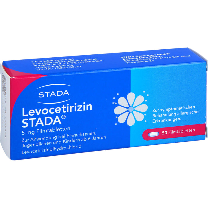 Levocetirizin Stada 5mg, 50 St FTA