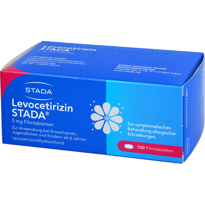 Levocetirizin STADA 5 mg Filmtabletten, 100 St FTA
