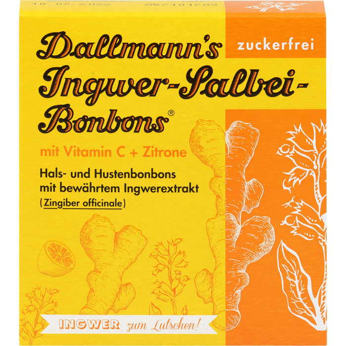 Dallmann's Ingwer Salbei Bonbons, 37 g Bonbons