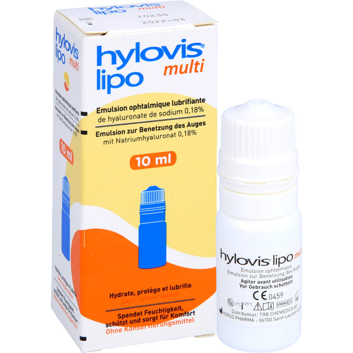 Hylovis lipo multi Augentropfen spendet Feuchtigkeit, 10 ml Lösung
