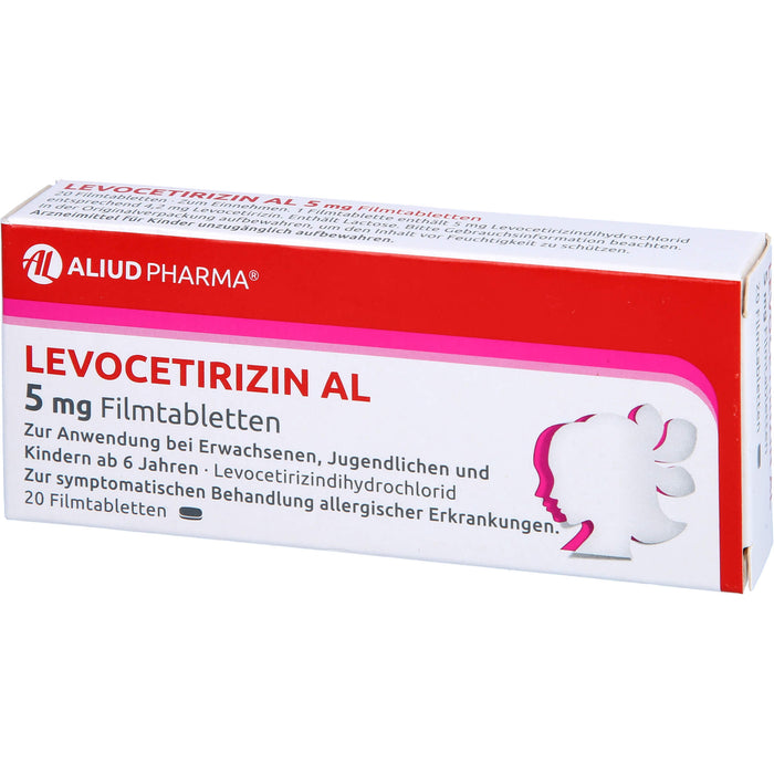 Levocetirizin AL 5 mg Filmtabletten, 20 St FTA