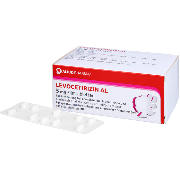 Levocetirizin AL 5 mg Filmtabletten, 100 St FTA