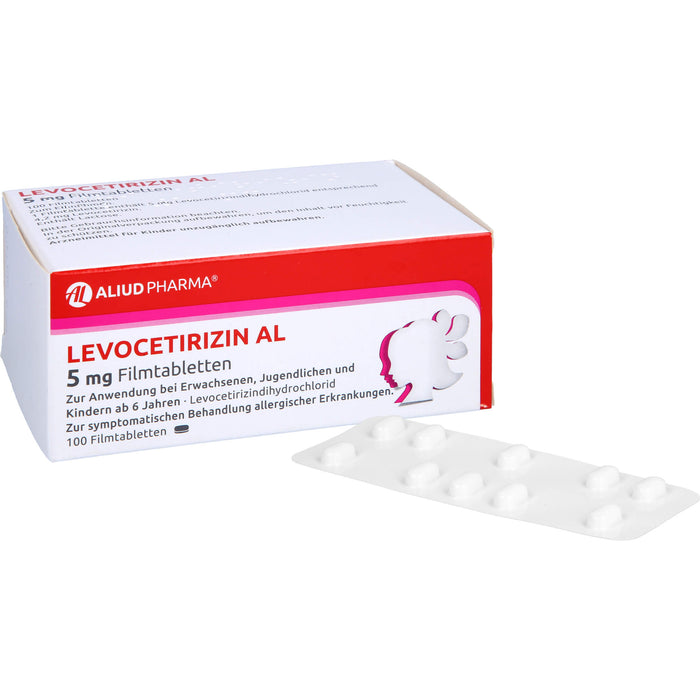 Levocetirizin AL 5 mg Filmtabletten, 100 St FTA
