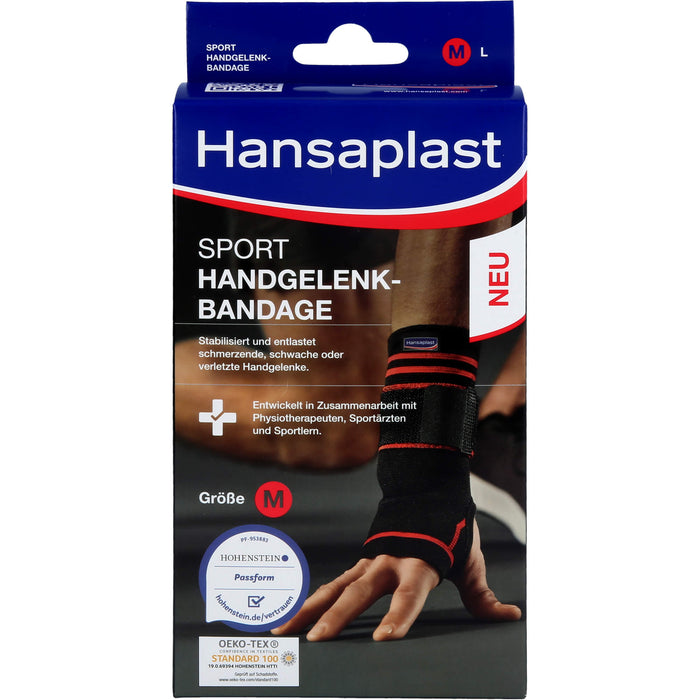 Hansaplast Sport Handgelenk-Bandage Größe M, 1 St. Bandage