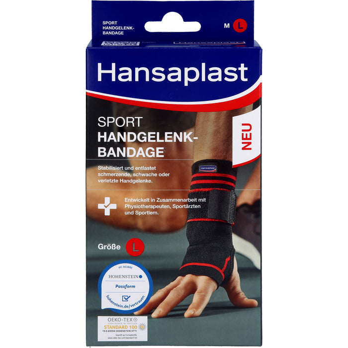 Hansaplast Sport Handgelenk-Bandage Größe L, 1 St. Bandage