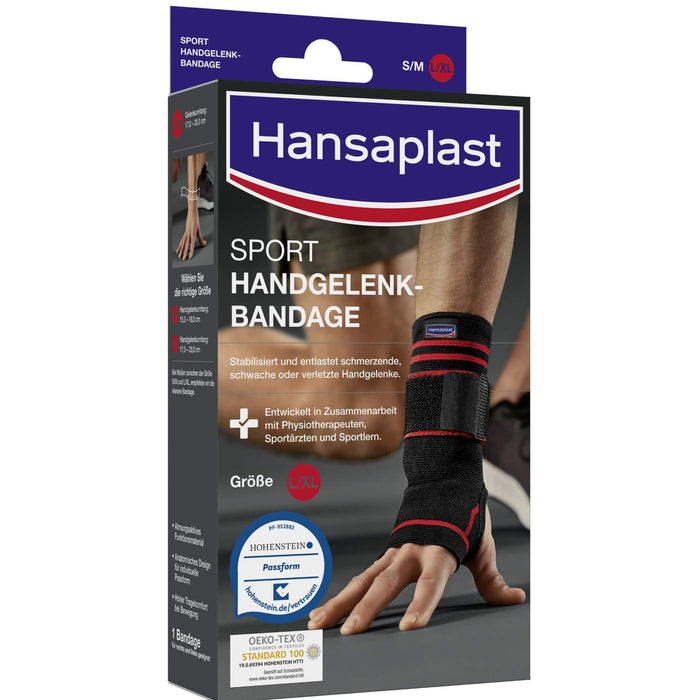 Hansaplast Sport Handgelenk-Bandage Größe L, 1 St. Bandage