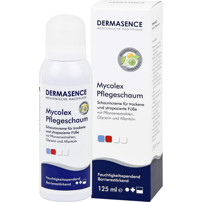DERMASENCE Mycolex Pflegeschaum, 125 ml SCH