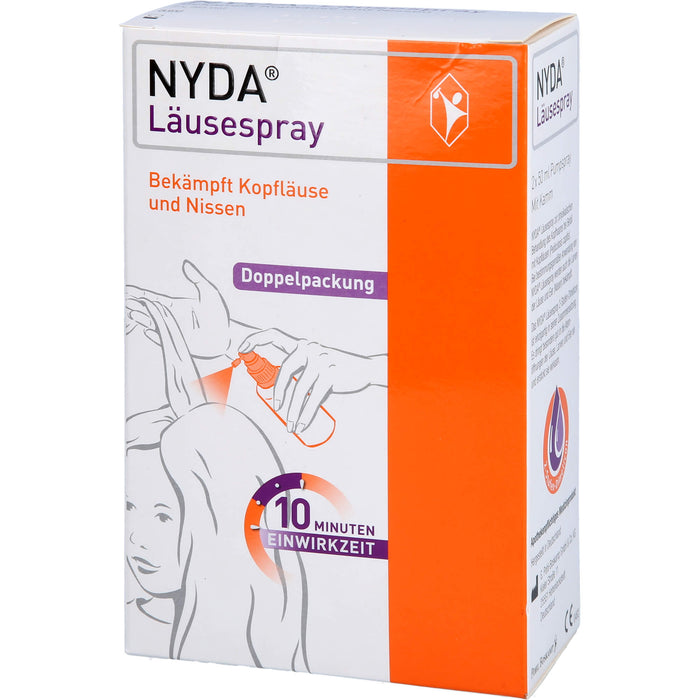 NYDA Läusespray bekämpft Kopfläuse und Nissen, 100 ml Lösung
