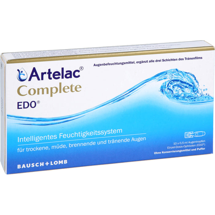 Artelac Complete Augentropfen EDO, 10 St. Einzeldosispipetten
