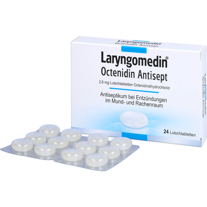 Laryngomedin Octenidin Antisept 2,6 mg Lutschtabletten, 24 St. Tabletten
