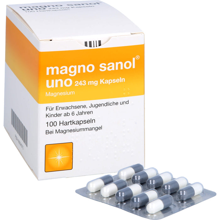 magno sanol uno 243 mg Kapseln, 100 St HKP