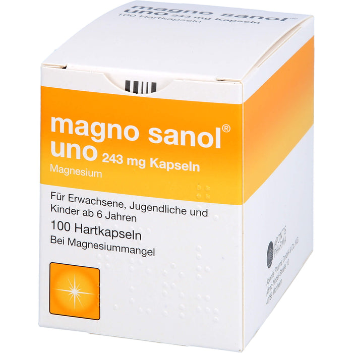 magno sanol uno 243 mg Kapseln, 100 St HKP