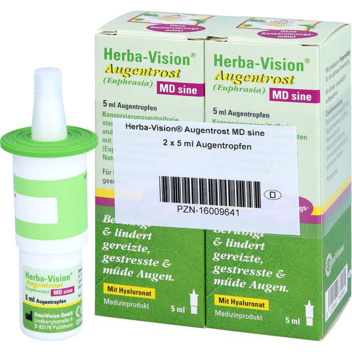 Herba-Vision Augentrost (Euphrasia) MD sine Augentropfen, 10 ml Lösung