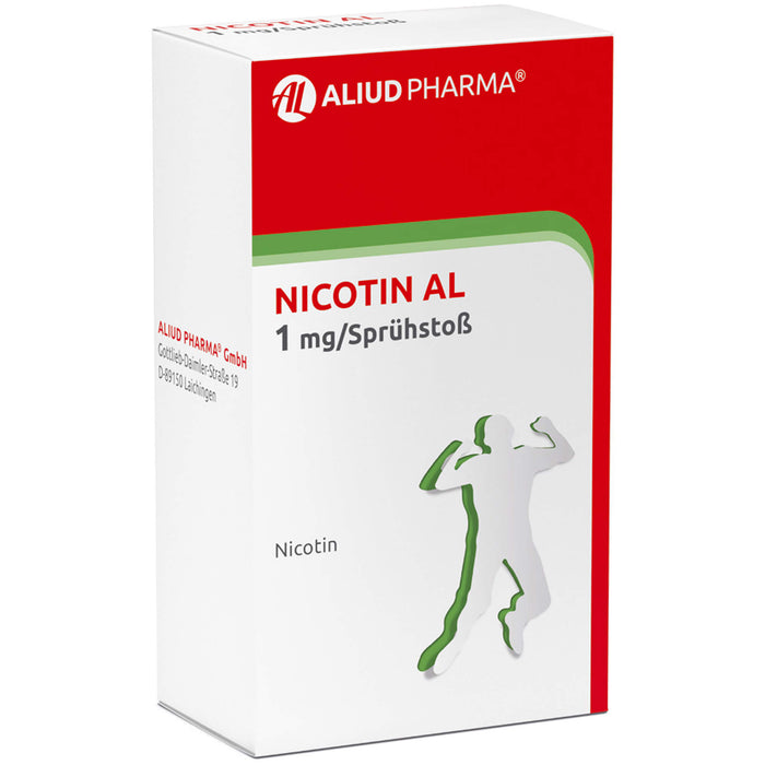 Nicotin AL 1 mg/Sprühstoß Spray zur Anwendung in der Mundhöhle, Lösung, 1 St SPR