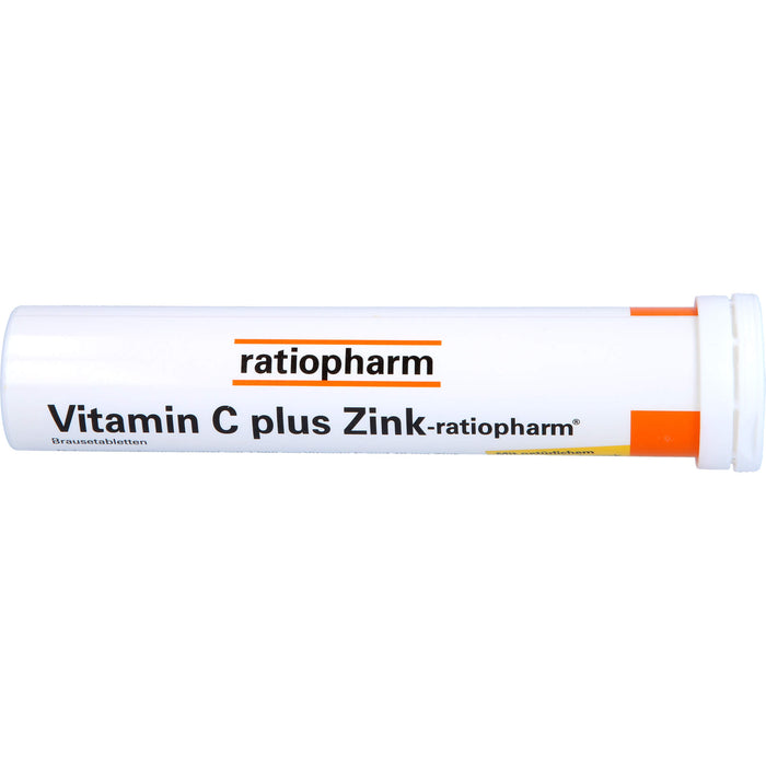 Vitamin C plus Zink-ratiopharm Brausetabletten, 40 St. Tabletten