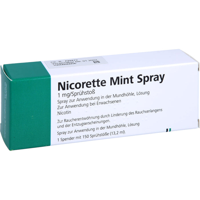 nicorette Mint Spray Reimport EurimPharm, 1 St. Spray