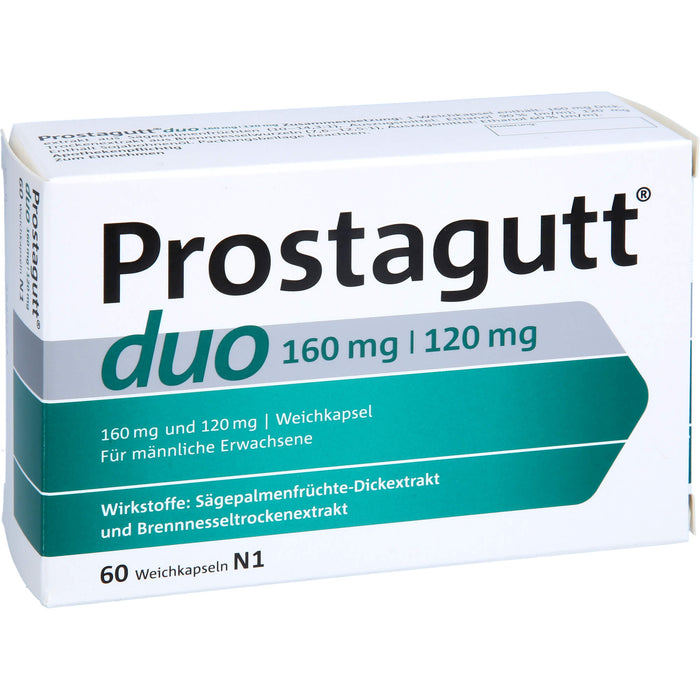 Prostagutt duo 160 mg / 120 mg, Weichkapseln, 60 St. Kapseln