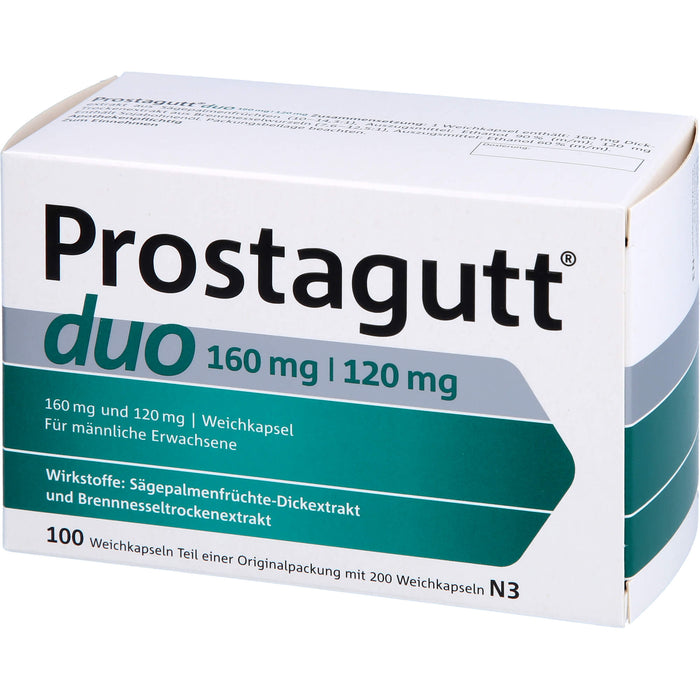 Prostagutt duo 160 mg / 120 mg, Weichkapseln, 200 St. Kapseln