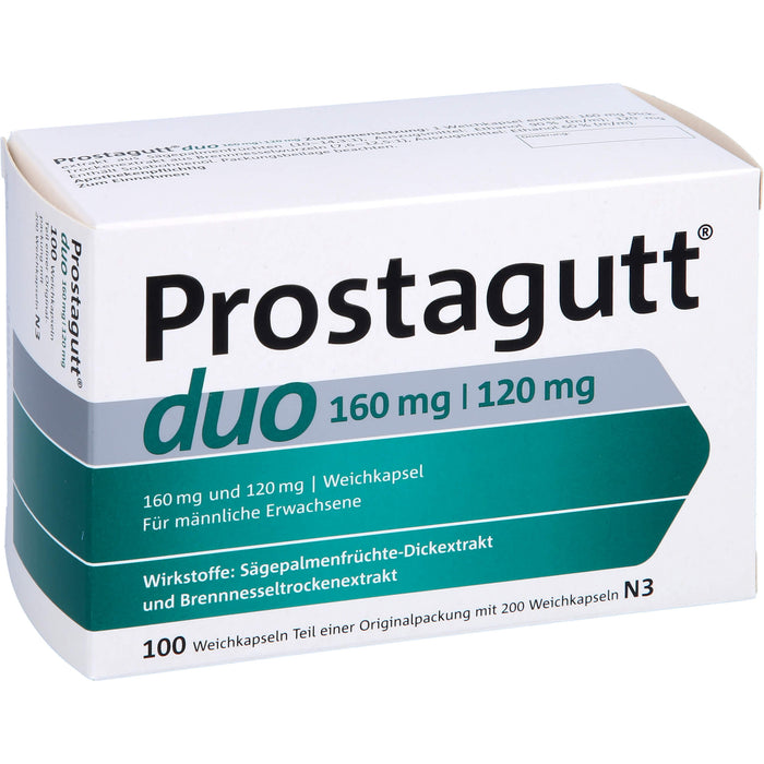 Prostagutt duo 160 mg / 120 mg, Weichkapseln, 200 St. Kapseln