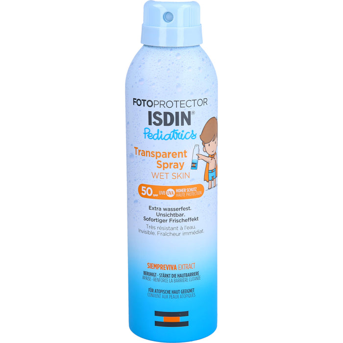ISDIN Fotoprotector Pediatrics Wet Skin Spray SPF 50, 250 ml Lösung