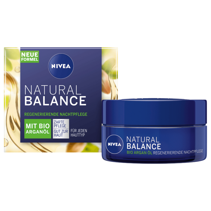 NIVEA Natural Balance regenerierende Nachtpflege, 50 ml Creme