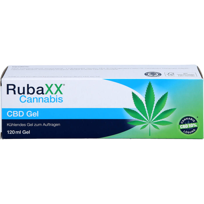 RubaXX Cannabis CBD Gel, 120 g Gel