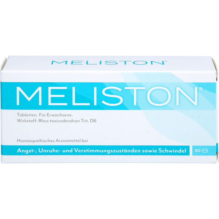Meliston Tabletten zur Behandlung von Angst-, Unruhe- und Verstimmungszuständen, 80 St. Tabletten