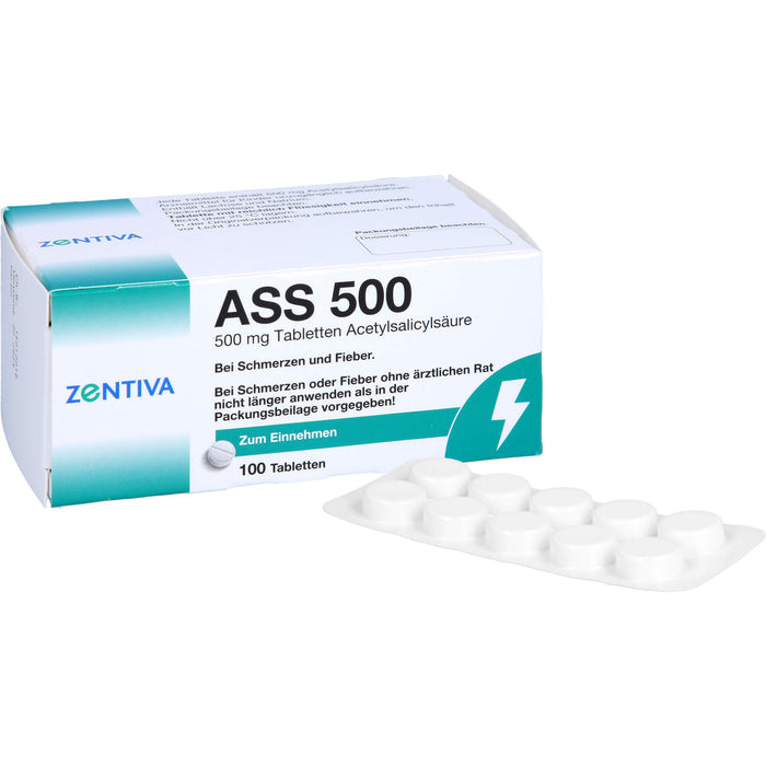 ASS 500, Tabletten, 100 St TAB