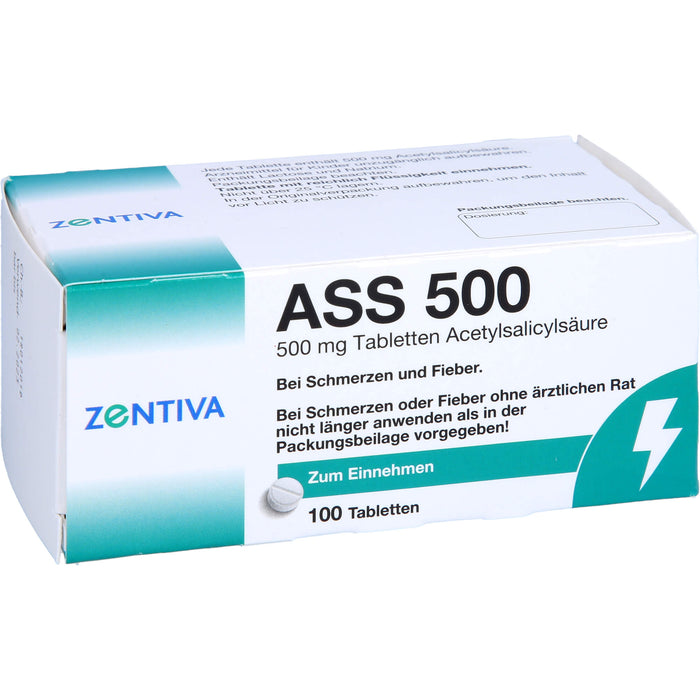 ASS 500, Tabletten, 100 St TAB